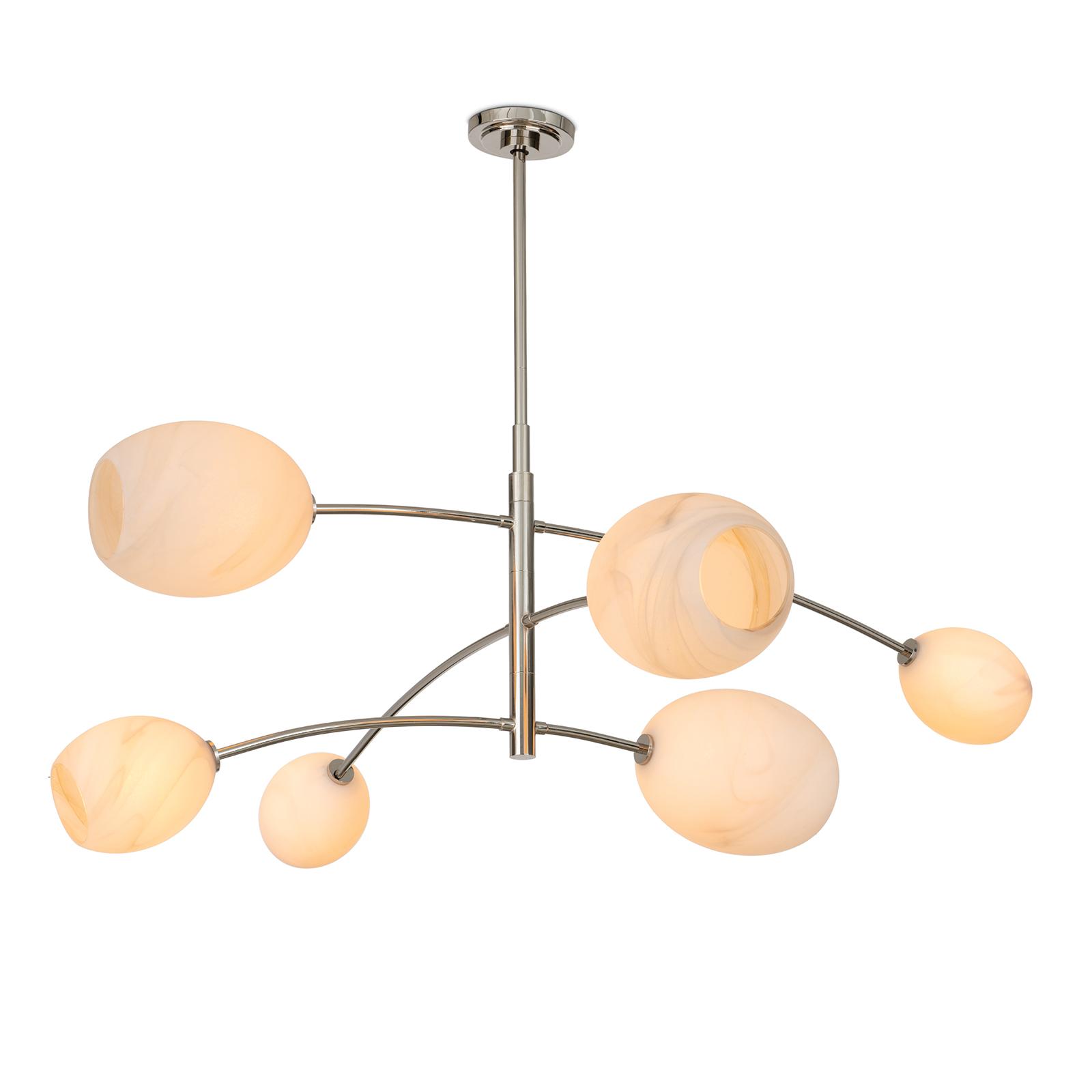 Artemis Nickel & Alabaster Chandelier | Regina Andrew Detroit